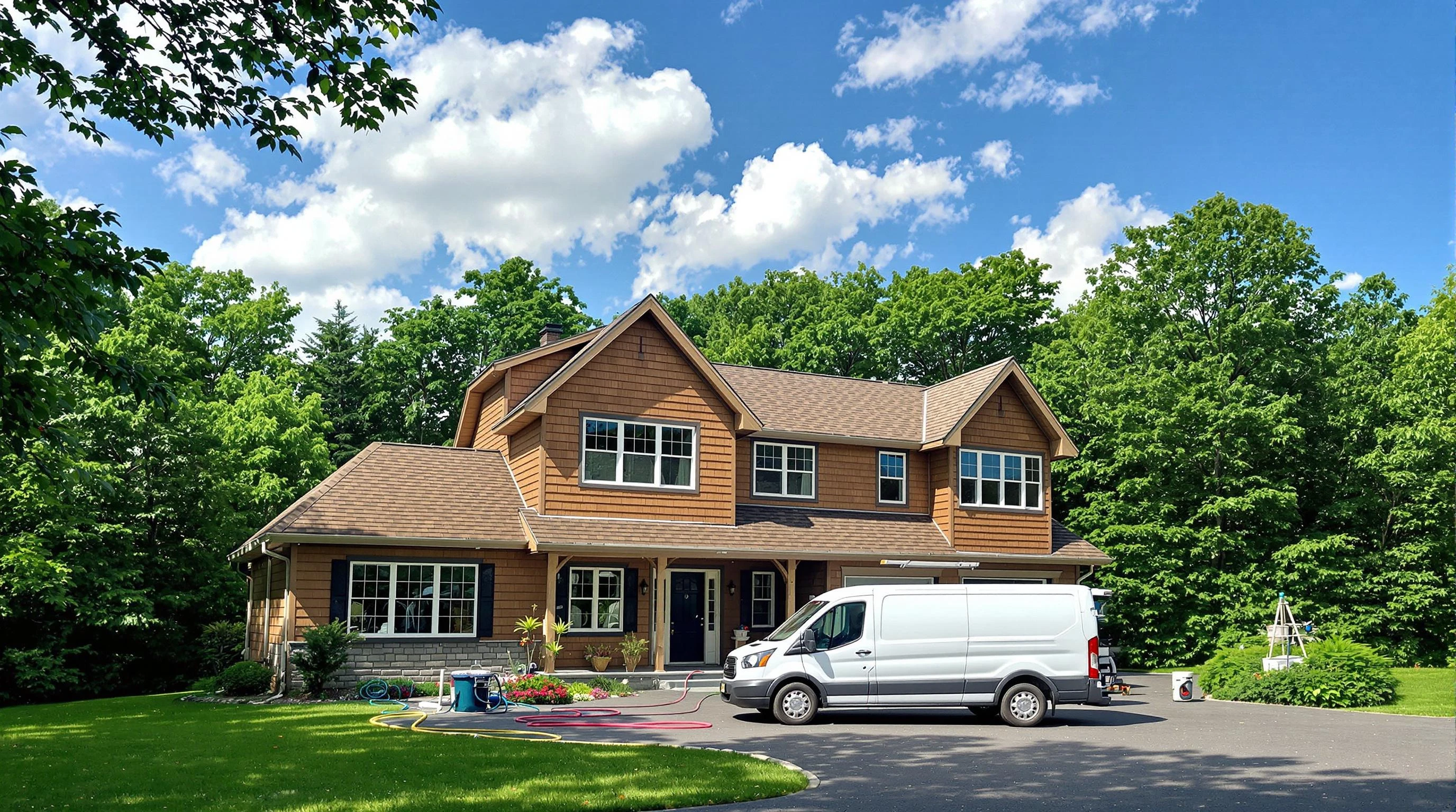 Whittier Air Duct Cleaning air duct cleaning crew working in La Habra, CA