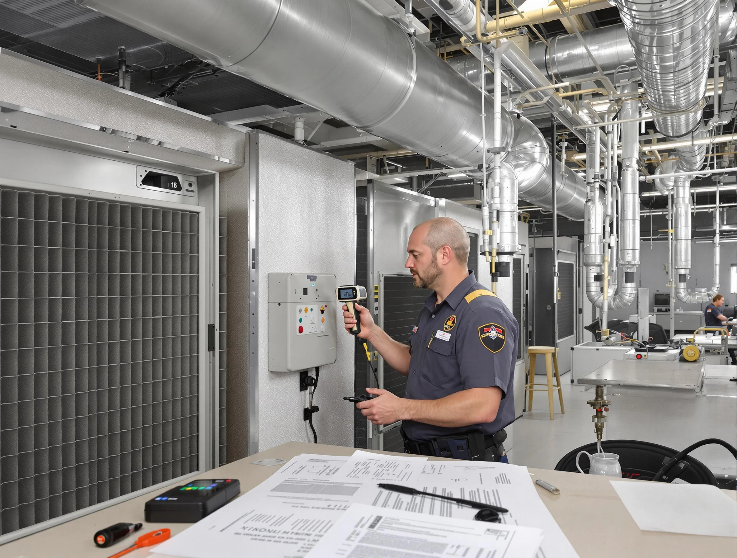 Professional filter system inspection by Whittier Air Duct Cleaning in Whittier