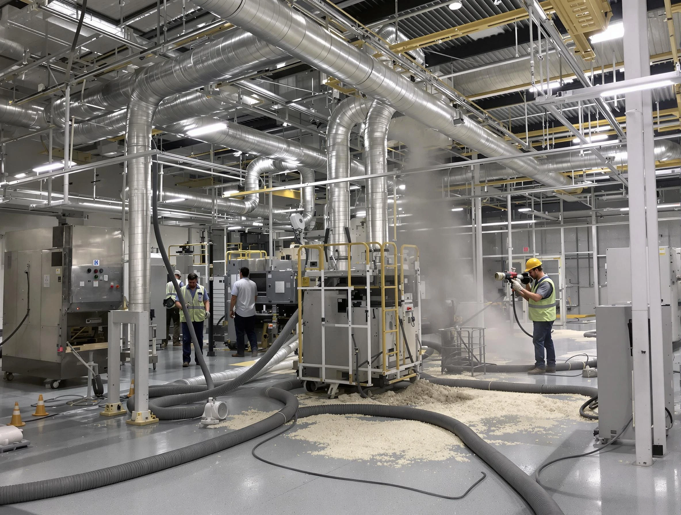 Heavy-duty industrial duct cleaning by Whittier Air Duct Cleaning in Whittier